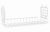 ClosetMaid Hideaway Hanging Wire Shelf for Closets, Pantries, Laundry Rooms, 6.89″ H x 15.45″ W x 7.78″ D, White, 6-Pack