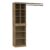 ClosetMaid Modular Storage Organizer Kit Includes; (1) 12-Shelf Unit with Dividers, (1) 3-Shelf Unit, and (1) Hang Rod Shelf Unit, Sand