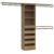 ClosetMaid Modular Storage Organizer Kit Includes; (1) 4-Drawer Unit, (1) 3-Shelf Unit, and (3) Hang Rod Shelf Units, Sand