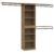 ClosetMaid Modular Storage Organizer Kit Includes; (2) 3-Shelf Units, and (3) Hang Rod Shelf Units, Sand