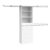 ClosetMaid Mosaics Storage Organizer Kit Includes; (1) 3-Shelf Unit, (1) 4-Drawer Unit, and (3) Shelf & Rod Units, White