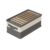 Clothes Organizer Boxes Jeans Pants Sweater Storage Box Cabinets Drawers Divider Storage Basket Wardrobe Underwear Organizer (Gray beige-M)