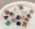Clotiry 100Pcs Acrylic Imitation Gemstone Letter A-Z European Beads for DIY