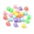 Clotiry 235Pcs Acrylic Colorful Cube with Letter Beads for Bracelet Making
