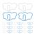 Cloud Shaped Bookmark Clips Metal 48pcs for Journals and Books