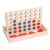 Clown Games wooden board game Connect 4 FSC durable toys