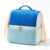 CLYAIDET Toast Shaped Insulated Lunch Bag, Flannel Double Layer Large Capacity with Crossbody Strap for Work, Picnic, Travel(Royal Blue)