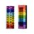 CMY Cubes Newton’s Tower – Rainbow Acrylic Tumbling Tower – 63 Pieces, Rectangle Stacking Translucent Blocks – Color, Light & Balancing – Learning & Educational Blocks for Sensory Building