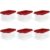CNEIESD Holiday Storage Bins Clear 72Qt Stackable 6-Pack