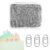 CNglam 200 Pcs Love Heart Shape Paper Clip Small Metal Paperclip Mini Paper Clip Fancy Decorative Binder Clip for Wedding Invitations Office Supply Stationery School Organizers (Silver Heart, Small)