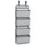 CNSYZX Navy 4-Pocket Hanging Wall Organizer, Fabric Wall Mount Storage Caddy, Vertical Hanging Storage Bag for Bedroom Closet Dorm Home Office