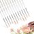 cobee 12Pcs Fine Paint Brushes, Detail Paint Brushes Micro Artist Paintbrush Set Acrylic Paint Brushes for Kids Students Artists Detail Painting Oil Fine Art Painting Watercolor Nail Art
