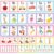 COCHIE 6″x14″ Pastel Alphabet Number Line for Classroom Wall Decorations, ABC Letter Line Posters Bulletin Board Decor Set, Back to School Kindergarten Preschool Teacher Must Haves Supplies (Pastel)