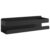 Coespram Matt Black Shower Shelf, 9.1 Inch Brushed 304 Stainless Steel Bathroom Caddy, Wall Mounted Storage Organizer Basket for Kitchen and Bedroom, Adhesive Sticker or Screw Mount