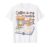 Coffee is My Reading Fuel Book Lover Bookworm Reader T-Shirt