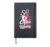 Coffee is my Valentine Romantic Girls Pink Heart Coffee Hardcover Journal, Black