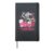 Coffee is my Valentine Romantic Girls Pink Heart Coffee Hardcover Journal, Black