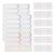 COHEALI 20 Sheets Waterproof Name Labels for School and Daycare, Self-Adhesive PVC Stickers with Writable Surface, Sturdy and Versatile for Stationery and Daycare Bottles Organization