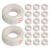 COHEALI 24 Rolls Tape Refill Small Roll Adhesive Tape for Dispenser Made of BOPP Easy to Tear by Hand Convenience for Home and Sealing Envelopes