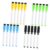 COHEALI 40pcs Dry Erase Markers for Glass Board and Plastic Sign, Water-based Erasable Whiteboard Pens with Sponge Brush, Portable and Versatile Usability for Office and Drawing,