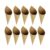 COHEALI Confetti Tubes Elegant and Concise Design and Double-Sided Tape 50pcs Conical Shaped Kraft Paper with Rope Paper Containers to Hold Rose Petals or Confetti for Special Events