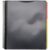 COHEALI Plastic Coil File Folder with 12 Inner Pages, Document Storage Organizer for Offices and Meeting Rooms, Easy to Carry and Organize Documents, Black Office Supplies