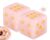 coiyie 2 Pcs Mahjong Crystal Dice 16mm Pink Crystal D6 Mahjong Dice Set Mahjong Sieve Accessories for Tabletop Game, Board Games, Mahjong Games(Pink)