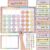 Colarr Classroom Calendar Pocket Chart Set with 12 Monthly Cards 31 Date Cards 200 Adhesive Dots Composition Notebook Bulletin Board Calendar for Classroom School Office Decor Back to School Supplies