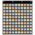 Colarr Hundred Pocket Chart with 100 Pockets and 100 Pieces Composition Double-Sided Number Cards for Classroom Decor Composition Notebook Back to School Classroom Supplies for Office Home Decor