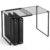 Colarr Metal Locker Organizer Shelf Adjustable to 10.6-15 Inches in Length for School Classroom Office Gym Lockers Home Storage(Black)