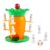 Colaxi Balance Game Stacking Tower Hand Eye Coordination Balancing Board Game Carrot Tower Interactive Puzzle for School Party