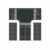 Colaxi Traffic Base Sticker Model Road Plate Street Surface Scenery Base Modular Town Layout Thick PVC Board Clear Printing Suitable for Sand Table Builds Architectural displays dioramas, Model 7