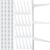 Colingmill 24 Pcs Dual Track Upright Wall Shelving System with Shelf Bracket 47. 5 Inch Heavy Duty Adjustable Storage Rack Metal Support System for Kitchen Closet Home Indoor (White)