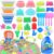 Collapsible Beach Toys for Kids, 38Pcs Sand Toys, 3 Foldable Buckets and Shovels Set with Mesh Bag，Sand Castle Building Kit, Travel Sandbox Toys, Beach Essentials for Kids Toddlers Boys Girls Age 3-10