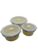 Collapsible Silicone Round Food Storage Containers, Set of 3 (12 oz / 17 oz / 37 oz) – 3-Stage Foldable, Steam Vent, Microwave & Dishwasher Safe, Portable Lunch Box for Camping & Meal Prep