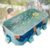 Collapsible Swimming Pool for Family – Foldable Design, Easy Setup, Double Drain – Portable Indoor Outdoor Tub (1.6m, 116 x 64.9 x 21.6 in)