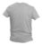 Colombia Word With Flag Unisex V-Neck T-shirt (Light Gray, Large)