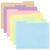 Colored File Folders, Home Supplies for Documents Files Paper, 1/3 Cut Tab