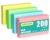 Colored Index Cards 3×5 Inch 200 Count Ruled Index Flash Cards for Studying