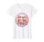 Colorful Abacus Oversized Beads Graphic Design T-Shirt, Women, White, X-Small