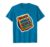 Colorful Abacus Wooden Beads Illustration T-Shirt, Men, Sapphire Blue, X-Large