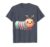 Colorful Caterpillar Abacus Kids Learning Design T-Shirt, Men, Heather Blue, X-Large
