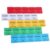 Colorful Paper Raffle Tickets Roll 500 Pairs for Events