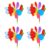 Colorful Pinwheels Windmills Wind Spinner Garden Yard Art Decoration Outdoor Toy Garden Yards Party Outdoor Windmills Wind Cartoon Animal