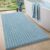 Color&Geometry Chenille Bathroom Rug 43×24,Thick Soft Absorbent Chenille Bath Mat,Machine Washable Quick Dry Bath Rugs for Tub Shower Floor,Sink and Vanity,Sky