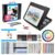 COLOUR BLOCK 91-PC Sketching & Drawing Set in Wooden Easel Case – All-in-One Mixed Media Art Supplies with Colored, Metallic, Charcoal & Pastel Pencils, Soft Pastels, Essential Tools and Drawing Pad