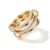 COLOYAN 14K Gold Plated Interlocking Stackable Rings for Women Non Tarnish