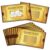 COMBLOOM 120 Pack Golden Ticket Scratch Off Tickets with Stickers DIY Your Own Scratch Cards DIY Coupon Cards for Small Business, Holiday, Bridal Shower Activity, Party Supply