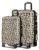 Comeria Cheetah Print Carry on Luggage 2 Piece（20in/24inch – Airline Approved Suitcases with Spinner Wheels, Built-In TSA Lock，Hard Shell Expandable Suitcases