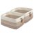 COMFY-HOMI 2 pcs Large Storage Baskets for Shelves, Laundry Basket, Woven Rope Basket, Closet Organizer Bins for Clothes Blanket Towels, Baby Nursery, Gift Toy Baskets, 17” x 13” x 7.5”